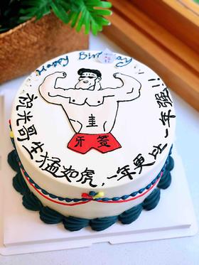 手绘肌肉男 下单前请仔细阅读商品详情