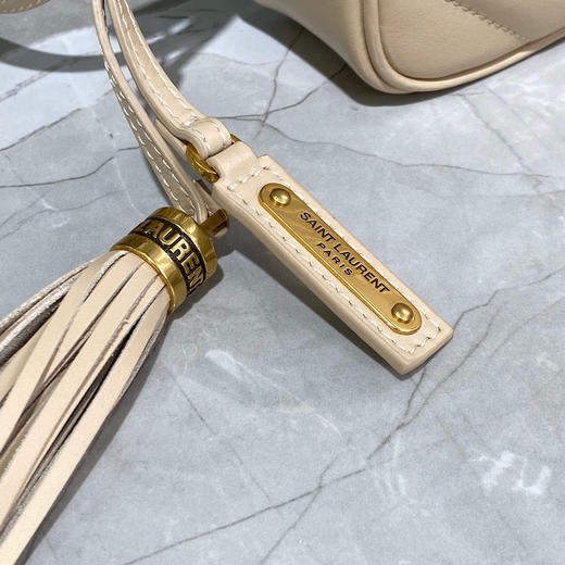 LOU牛皮相机包（杏白色） 商品图3