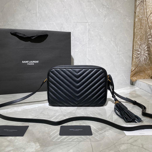 LOU牛皮相机包（黑色金扣） 商品图4