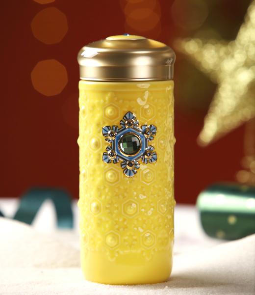 活瓷吉星水智慧陶瓷随身杯 330lml双层 商品图0