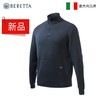 意大利BERETTA男士半拉链羊毛衫 （深蓝色） 商品缩略图0