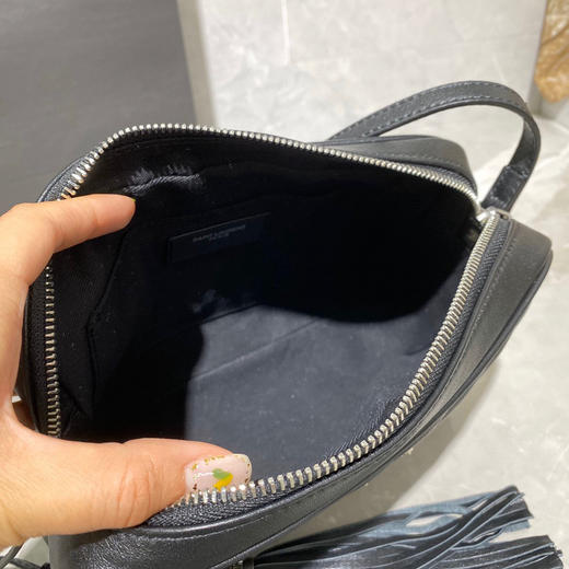 LOU牛皮相机包（黑色银扣） 商品图7