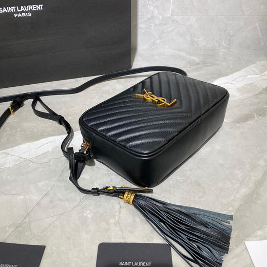 LOU牛皮相机包（黑色金扣） 商品图5