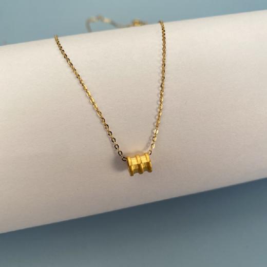 【猫七七专享】老庙黄金足金挂坠小蛮腰17