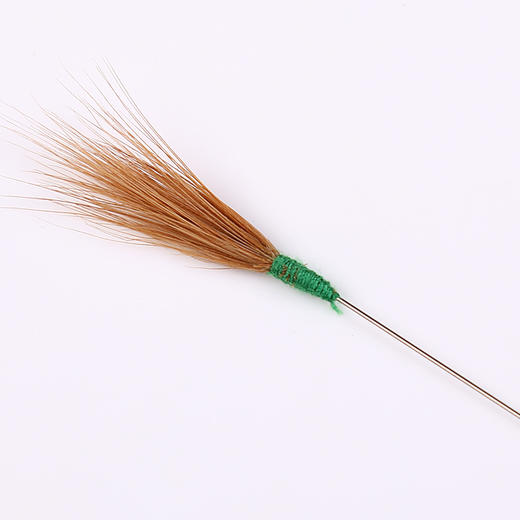 专业采耳工具新款掏耳勺朵手工银针鸡毛棒鸡软毛刷竹马尾毛鸡毛刷 商品图3