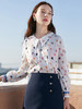 欧芮儿年新款长袖印花雪纺衬衫设计感小众衬衣内搭打底 商品缩略图1