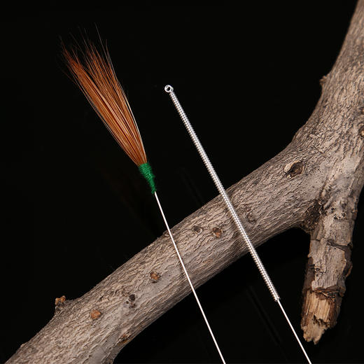 专业采耳工具新款掏耳勺朵手工银针鸡毛棒鸡软毛刷竹马尾毛鸡毛刷 商品图1