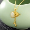 AHCI S925银镶和田玉葫芦挂坠 AHCI0011 商品缩略图3