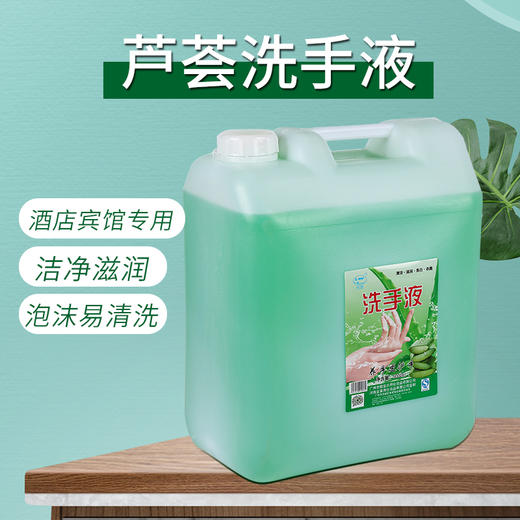 20L大桶芦荟洗手液补充装清洁抑菌不伤手去油污酒店宾馆餐厅专用 商品图2