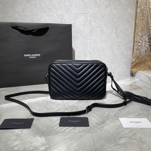 LOU牛皮相机包（黑色银扣） 商品图5