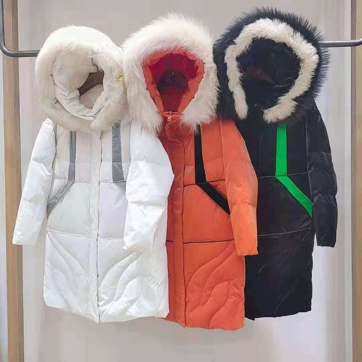 花雨伞女装羽绒服by9004-2752时尚中长款