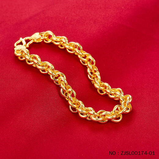 9 黄金时尚手链 - 汇福呈祥黄金珠宝钻石高端定制中心