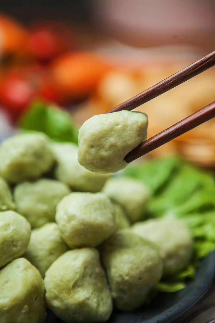 三色鱼丸来啦,高蛋白,低脂肪,容易吸收消化,冬季补钙推荐!