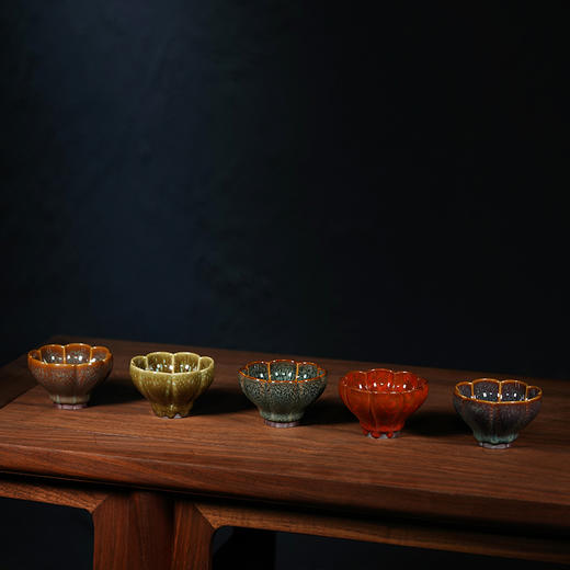 龙德堂陶艺 《星月天目 佛教圣花系列 曼陀罗》80cc(库存询客服) 商品图2