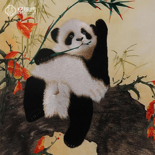 蜀绣单面绣-憨态 商品图2