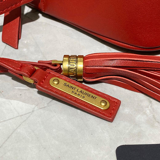 LOU牛皮相机包（正红色） 商品图3