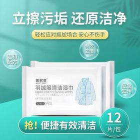 羽绒服清洁湿巾免清洗神器去污免水洗擦拭干洗清洁湿纸巾干洗剂