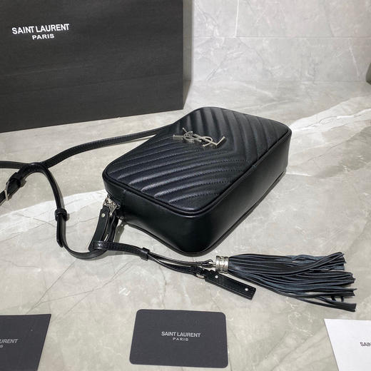 LOU牛皮相机包（黑色银扣） 商品图6