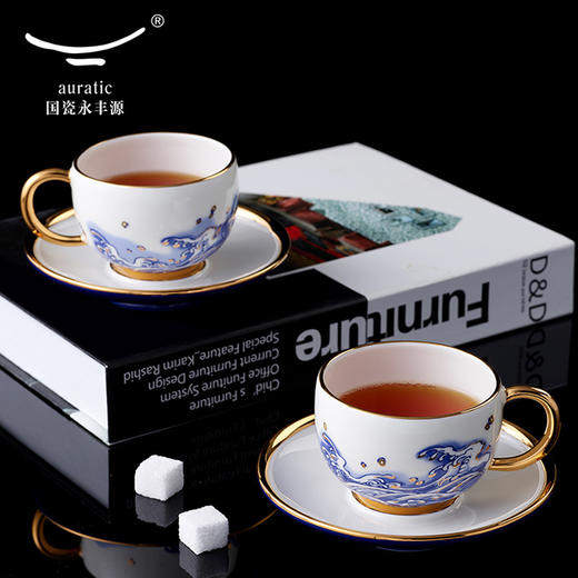 国瓷永丰源 先生瓷海上明珠4头杯碟（140ml） 商品图0