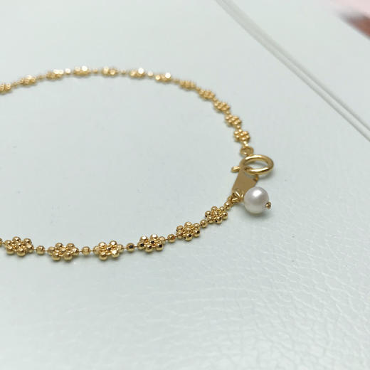 订购8周到｜POPPY FINCH-Bead Flower-18K黄金 手链［加拿大设计师］ 商品图2