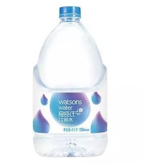 屈臣氏4.5L矿物质饮用水