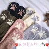 日系ins潮卡通居家地板袜长筒袜 珊瑚绒袜子女冬季加厚加绒中筒袜 商品缩略图5