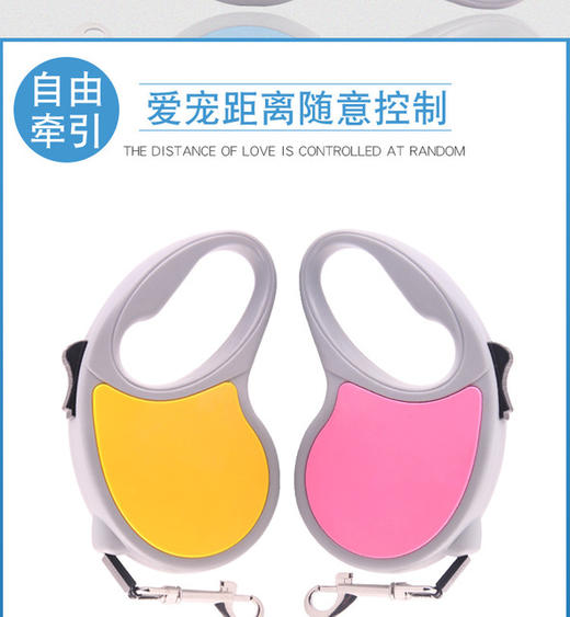 牵引绳狗狗自动伸缩狗链子小型中型大型犬金毛遛狗绳 商品图1
