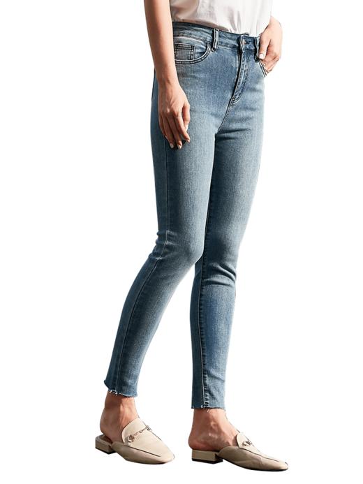 欧芮儿夏装新款高腰小脚牛仔裤女九分铅笔裤子显瘦百搭韩版 商品图4