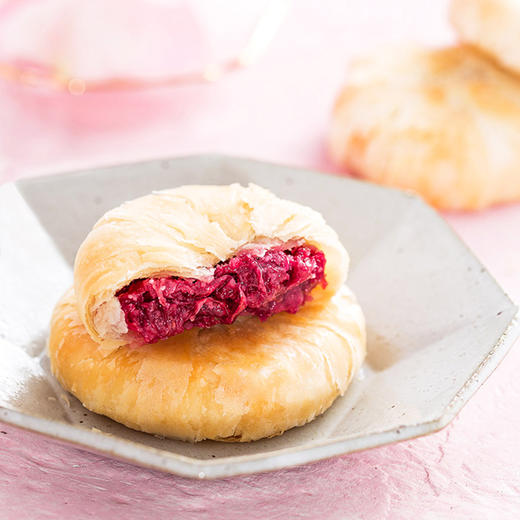 玫瑰鲜花饼500g/盒 云南特产传统糕点心甜点小吃零食面包 味滋源 商品图1