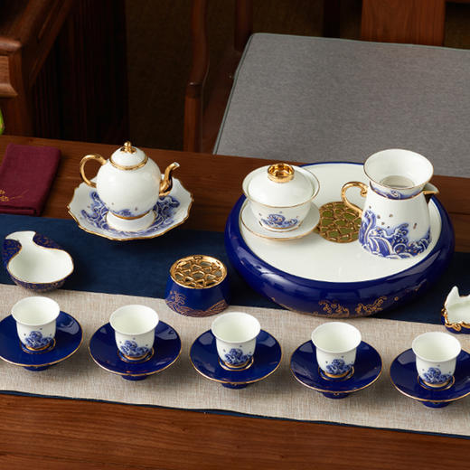国瓷永丰源 先生瓷海上明珠35头茶具 商品图0