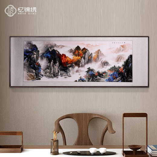 蜀绣单面绣-江山如画 商品图0