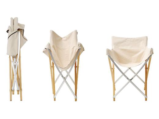 SP LV-086 竹材折椅 加高米色 商品图1