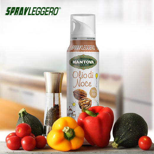 意大利轻喷核桃油婴幼儿辅食核桃油儿童食用油原装进口 商品图0