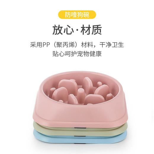 狗碗 丛林防噎碗健康食盆宠物碗 防止肥胖 商品图1