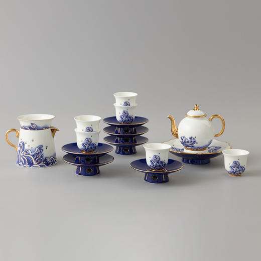 国瓷永丰源 先生瓷海上明珠17头茶具 商品图0