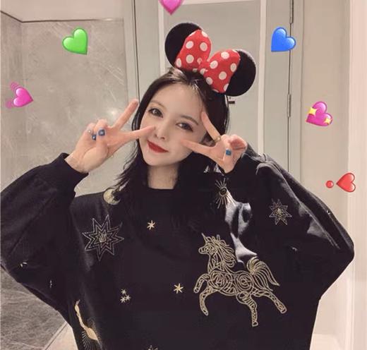 点此购买 蔻驰男女款金线独角兽毛圈卫衣 爷169940 商品图5