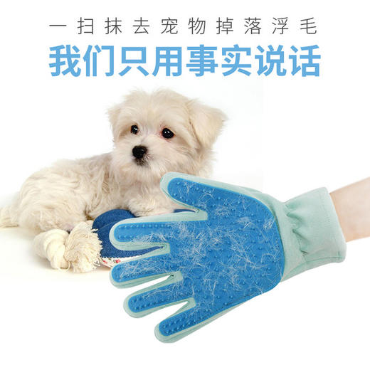 宠物手套撸猫梳子硅胶洗澡清洁用品除狗毛美容去浮毛 商品图2