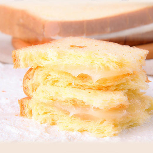 味滋源吐司面包500g/箱 营养早餐手撕面包夹心糕点心休闲零食品 商品图3