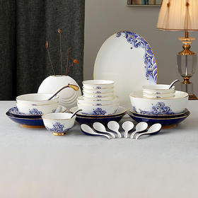 国瓷永丰源 先生瓷海上明珠29头餐具