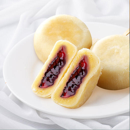爆浆蓝莓饼5 00g/箱 网红 夹心糕点 小吃 蓝莓馅饼 零食早餐 味滋源 商品图2
