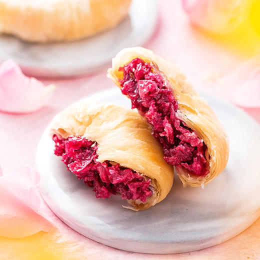 玫瑰鲜花饼500g/盒 云南特产传统糕点心甜点小吃零食面包 味滋源 商品图4