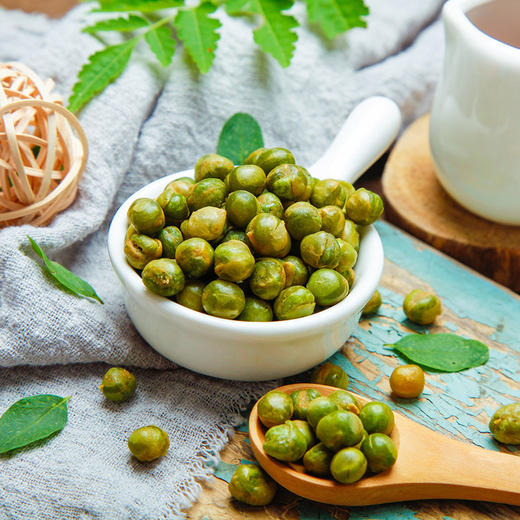 蒜香青豆500g/袋 坚果 炒货 干果 即食 豌豆 办公休闲零 食品特产 味滋源 商品图3