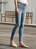 欧芮儿夏装新款高腰小脚牛仔裤女九分铅笔裤子显瘦百搭韩版 商品缩略图0