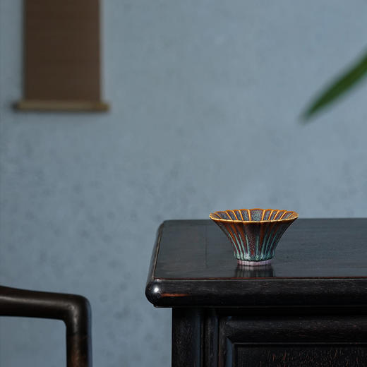 龙德堂陶艺 《星月天目 佛教圣花系列 优昙华》50cc(库存询客服) 商品图7