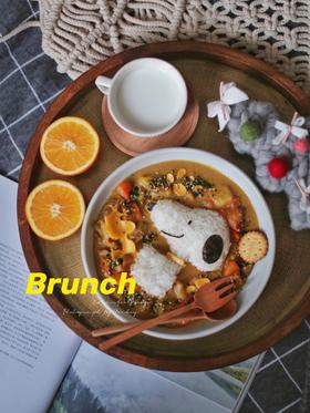 🎅🏻圣诞限定丨番茄肥牛圣诞史努比咖喱