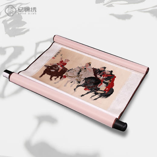 真丝古蜀锦-三顾茅庐 商品图0