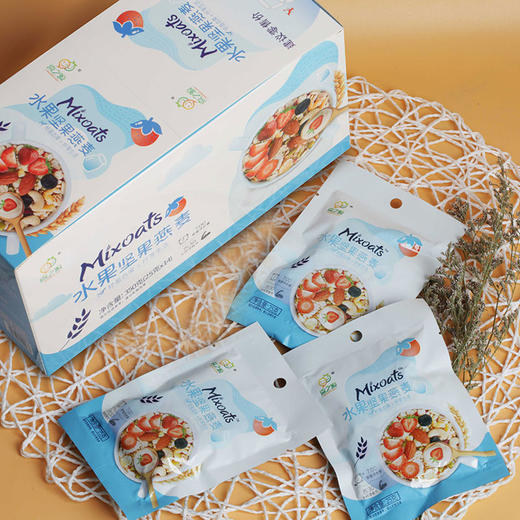 【常州馆】喜之源水果坚果燕麦片即食营养谷物早餐干吃泡牛奶700g礼盒小包装 商品图1