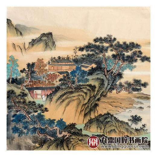 侯志明《自古山水含清晖》68*178cm 山水横幅作品 茶室/客厅挂画 商品图4