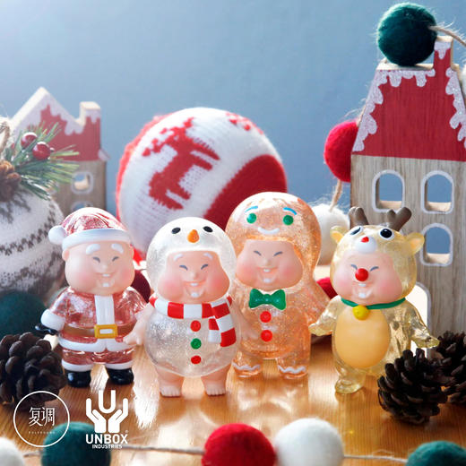 现货 Unbox Chubbi Chunk 圣诞特别系列 搪胶 限定 潮玩 商品图3