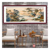 侯志明《山聚仙霞满横潭》68*178cm 山水横幅作品 茶室/客厅挂画 商品缩略图2